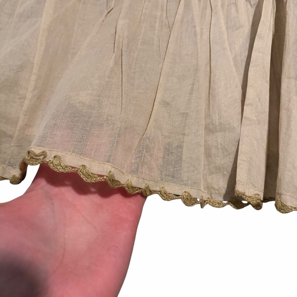 Chan Luu Cable Knit Rebecca Cardigan Sweater With Peplum Hem Cotton Medium - Picture 8 of 8